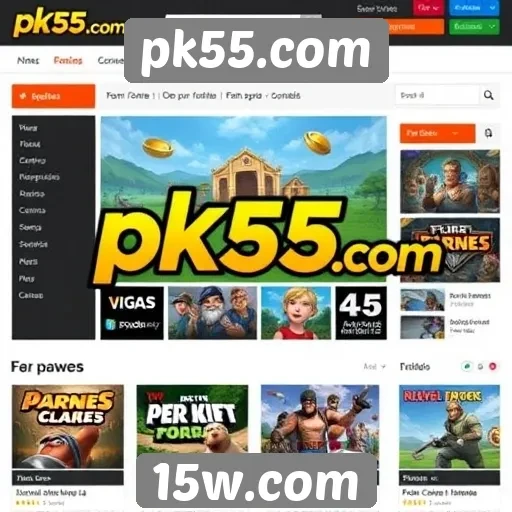 Navegação intuitiva é destaque no pk55.com